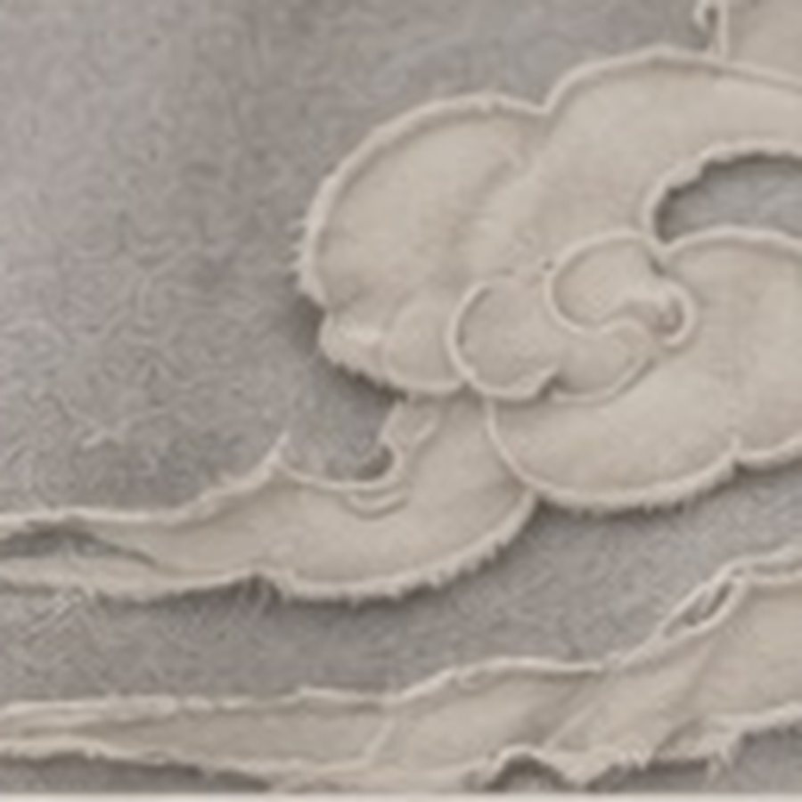 Appliqué detail on the Cloud Appliqué Tee